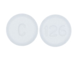 C 126 Pill White Round 6mm - Pill Identifier